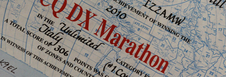 CQ Marathon Certificate